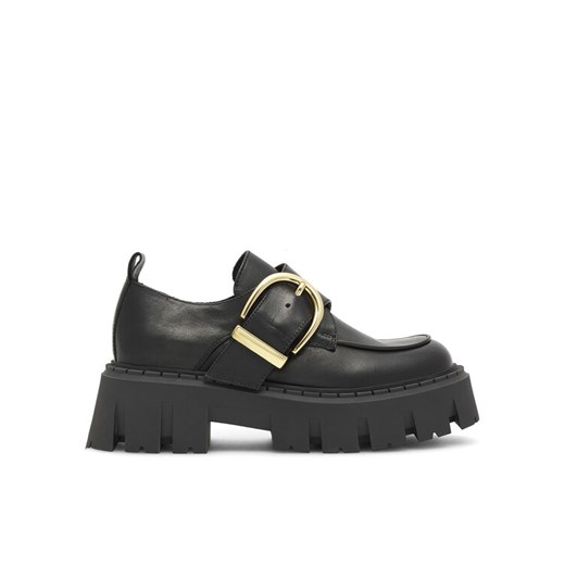 Badura Loafersy CECILE-24SS300 Czarny ze sklepu MODIVO w kategorii Półbuty damskie - zdjęcie 182684316