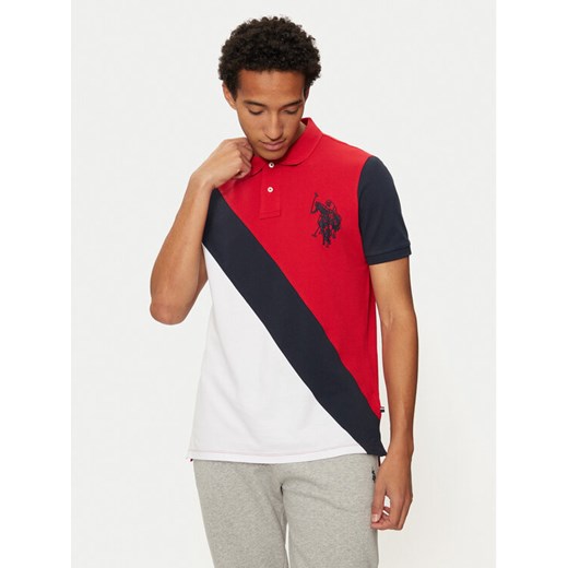 U.S. Polo Assn. Polo MUP3628 Kolorowy Regular Fit ze sklepu MODIVO w kategorii T-shirty męskie - zdjęcie 182684347