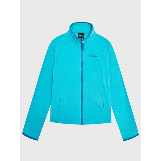 Jack Wolfskin Polar Sandpiper 1607883 S Niebieski Regular Fit ze sklepu MODIVO w kategorii Bluzy dziewczęce - zdjęcie 182684368