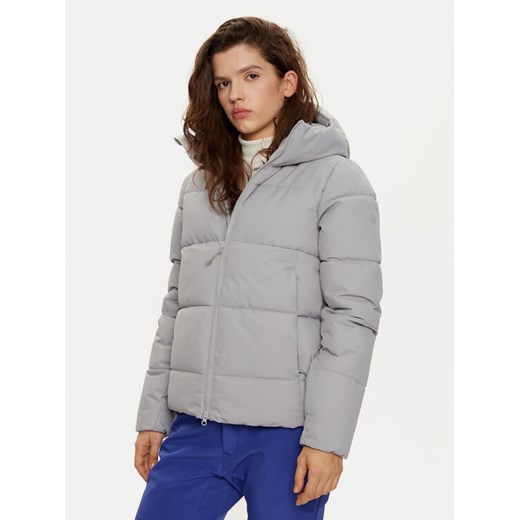 4F Kurtka narciarska 4FWAW24TTJAF573 Szary Regular Fit ze sklepu MODIVO w kategorii Kurtki damskie - zdjęcie 182684465