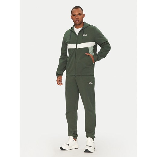 EA7 Emporio Armani Dres 7M000283 AF12660 U8109 Granatowy Regular Fit ze sklepu MODIVO w kategorii Dresy męskie - zdjęcie 182684528