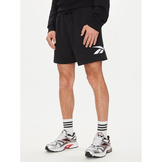 Reebok Szorty sportowe Classic Brand Proud 100067656 Czarny Regular Fit ze sklepu MODIVO w kategorii Spodenki męskie - zdjęcie 182684529