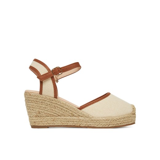 DeeZee Espadryle R-10 Beżowy ze sklepu MODIVO w kategorii Espadryle damskie - zdjęcie 182684569