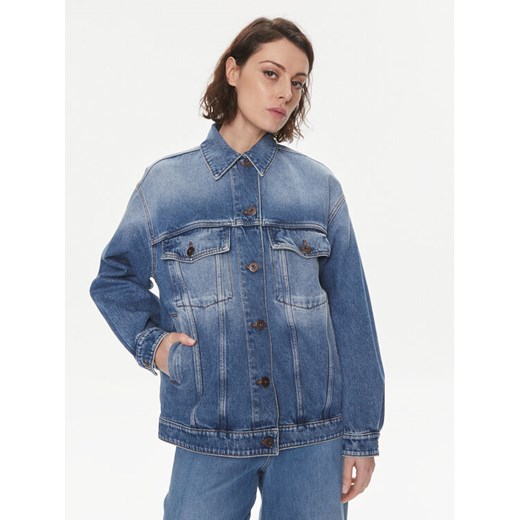 Weekend Max Mara Kurtka jeansowa Pio 2415041071 Niebieski Regular Fit ze sklepu MODIVO w kategorii Kurtki damskie - zdjęcie 182684599