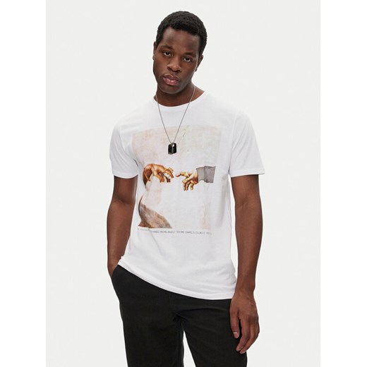 Brave Soul T-Shirt MTS-149CHAPEL Biały Regular Fit S MODIVO