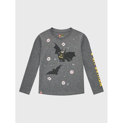 LEGO Bluzka 12010684 Szary Regular Fit ze sklepu MODIVO w kategorii T-shirty chłopięce - zdjęcie 182684695