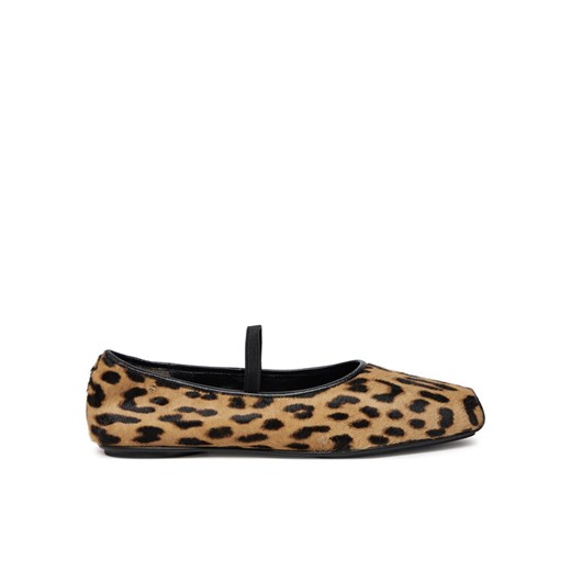 Tory Burch Baleriny Runway Ballet 165476 Brązowy ze sklepu MODIVO w kategorii Balerinki - zdjęcie 182684708