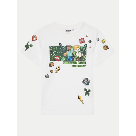 OVS T-Shirt 2098659 Biały Regular Fit ze sklepu MODIVO w kategorii Bluzki dziewczęce - zdjęcie 182684719
