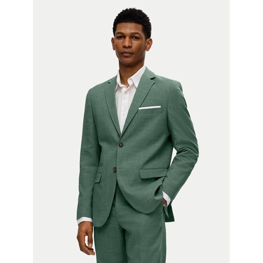 Selected Homme Marynarka 16087870 Zielony Slim Fit ze sklepu MODIVO w kategorii Marynarki męskie - zdjęcie 182684728