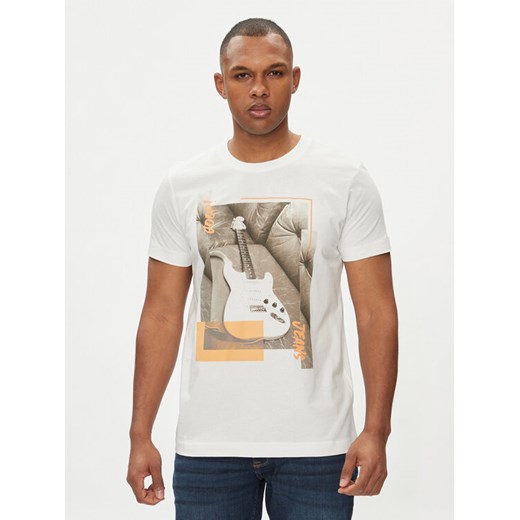 JOOP! Jeans T-Shirt 50Darvin 30042426 Beżowy Modern Fit ze sklepu MODIVO w kategorii T-shirty męskie - zdjęcie 182684745