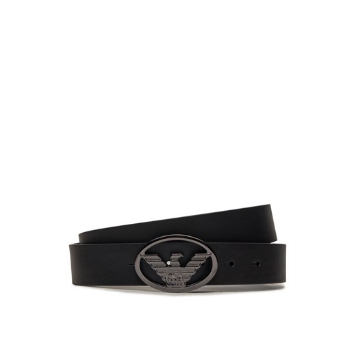 Emporio Armani Pasek Męski Y4S648 YQ87I 80001 Czarny ze sklepu MODIVO w kategorii Paski męskie - zdjęcie 182684756