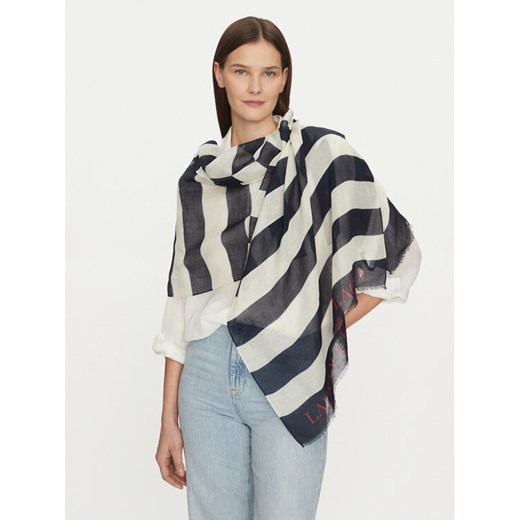 LAUREN RALPH LAUREN Szal 454966221001 Granatowy ze sklepu MODIVO w kategorii Szaliki i chusty damskie - zdjęcie 182684758