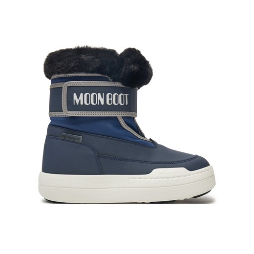 Moon Boot Śniegowce Junior Park Strap 80D3440030 Granatowy ze sklepu MODIVO w kategorii Buty zimowe dziecięce - zdjęcie 182684805