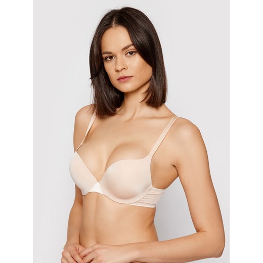Chantelle Biustonosz push-up Essential C15G20 Pomarańczowy ze sklepu MODIVO w kategorii Biustonosze - zdjęcie 182684898