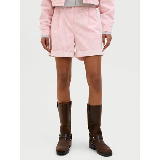 JJXX Szorty materiałowe Maddy 12253014 Różowy Loose Fit ze sklepu MODIVO w kategorii Szorty - zdjęcie 182684966