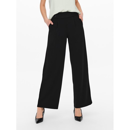 JDY Spodnie materiałowe Geggo 15208430 Czarny Wide Leg ze sklepu MODIVO w kategorii Spodnie damskie - zdjęcie 182684967