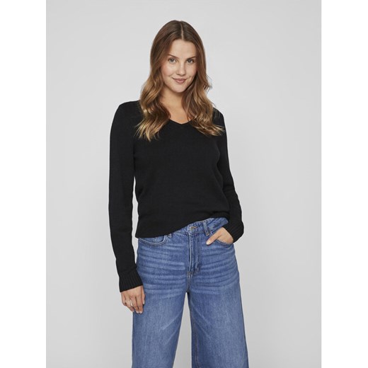 Vila Sweter Ril 14042769 Czarny Regular Fit Vila XL MODIVO