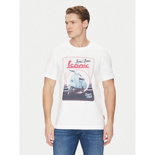 JOOP! Jeans T-Shirt 30045503 Biały Modern Fit ze sklepu MODIVO w kategorii T-shirty męskie - zdjęcie 182685037