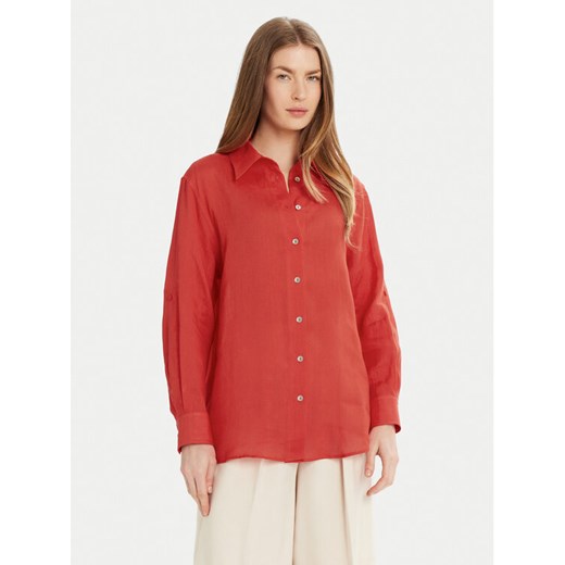 Marella Koszula Ixie 2513111084 Czerwony Regular Fit ze sklepu MODIVO w kategorii Koszule damskie - zdjęcie 182685086