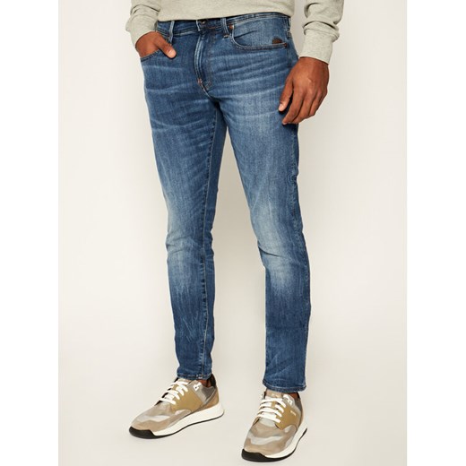 G-Star Raw Jeansy Revend 51010-8968-6028 Granatowy Skinny Fit ze sklepu MODIVO w kategorii Jeansy męskie - zdjęcie 182685107