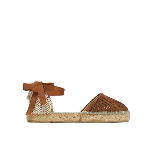 Manebi Espadryle H 2.7 P0 Brązowy ze sklepu MODIVO w kategorii Espadryle damskie - zdjęcie 182685119
