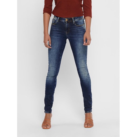 ONLY Jeansy Shape 15159137 Granatowy Skinny Fit ze sklepu MODIVO w kategorii Jeansy damskie - zdjęcie 182685129