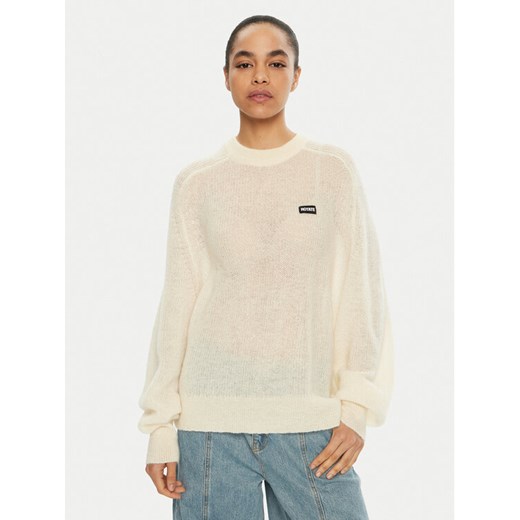 ROTATE Sweter 113769 Écru Regular Fit ze sklepu MODIVO w kategorii Swetry damskie - zdjęcie 182685156