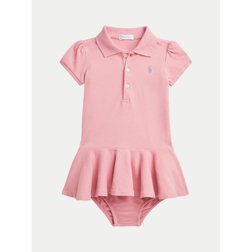 Polo Ralph Lauren Sukienka codzienna 310941114001 Różowy Regular Fit ze sklepu MODIVO w kategorii Sukienki niemowlęce - zdjęcie 182685215