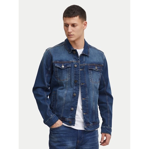 Blend Kurtka jeansowa Naril 20710737 Granatowy Regular Fit ze sklepu MODIVO w kategorii Kurtki męskie - zdjęcie 182685227