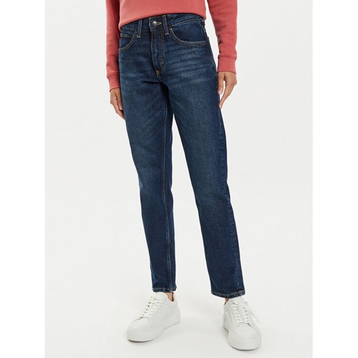 Lee Jeansy Rider 112355235 Granatowy Straight Fit ze sklepu MODIVO w kategorii Jeansy damskie - zdjęcie 182685238