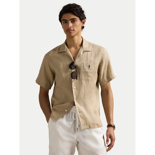 Polo Ralph Lauren Koszula 710966421003 Beżowy Classic Fit Polo Ralph Lauren XXL MODIVO