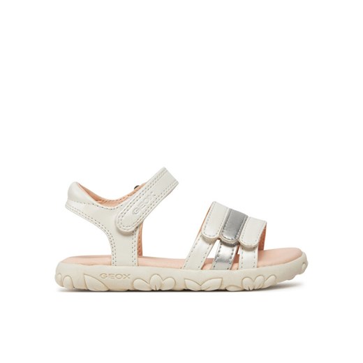 Geox Sandały J Sandal Haiti Girl J458ZD 000NF C0459 M Biały ze sklepu MODIVO w kategorii Sandały dziecięce - zdjęcie 182685269