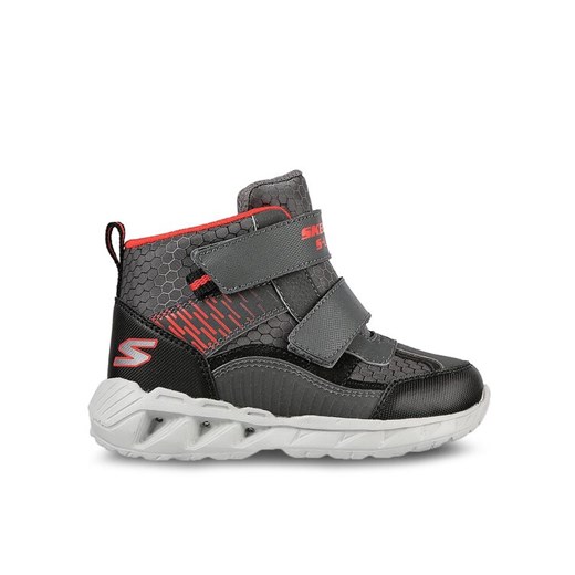 Skechers Trzewiki Magna-Lights Frosty Fun 401504N/CCBK Szary ze sklepu MODIVO w kategorii Buty sportowe dziecięce - zdjęcie 182685318