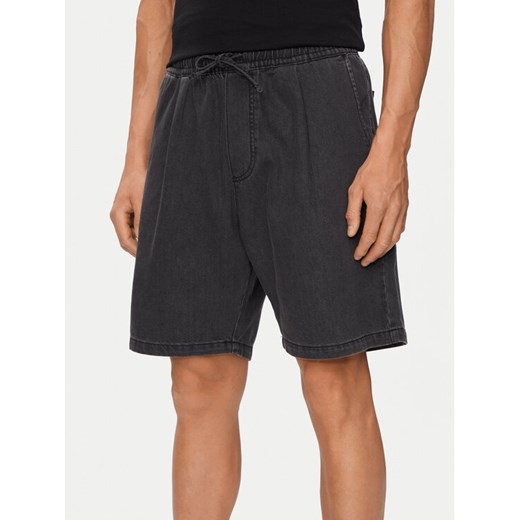 Jack&Jones Szorty materiałowe Tony 12250090 Czarny Loose Fit ze sklepu MODIVO w kategorii Spodenki męskie - zdjęcie 182685359
