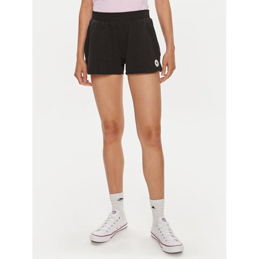 Converse Szorty sportowe W Retro Chuck Short 10026392-A02 Czarny Regular Fit ze sklepu MODIVO w kategorii Szorty - zdjęcie 182685386