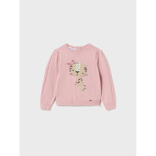 Mayoral Sweter 2.312 Różowy Regular Fit ze sklepu MODIVO w kategorii Bluzy i swetry - zdjęcie 182685407