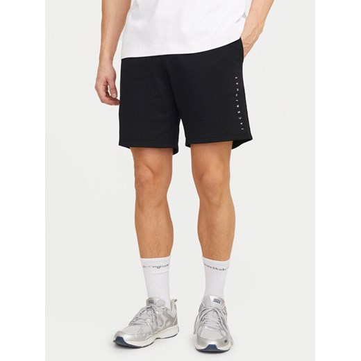 Jack&Jones Szorty sportowe Gordon 12248831 Czarny Regular Fit ze sklepu MODIVO w kategorii Spodenki męskie - zdjęcie 182685516