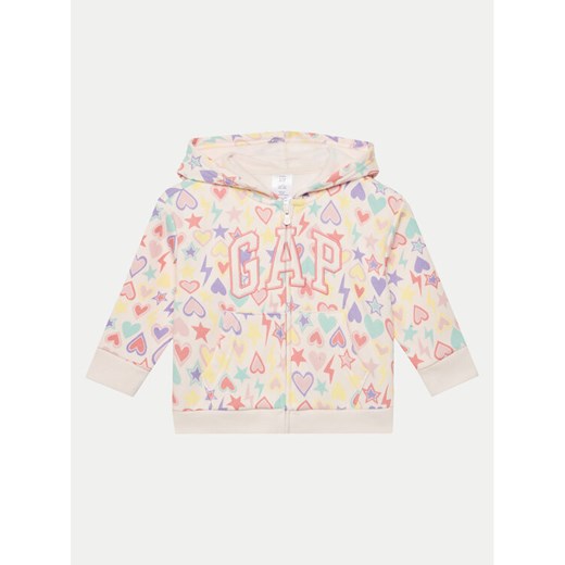 Gap Bluza 480423-10 Różowy Regular Fit ze sklepu MODIVO w kategorii Bluzy dziewczęce - zdjęcie 182685538