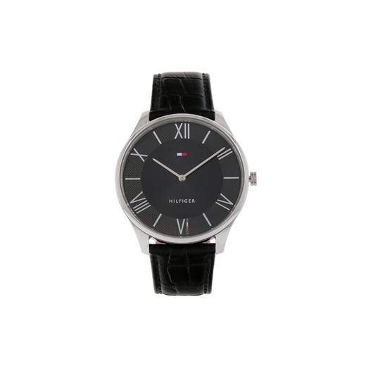 Tommy Hilfiger Zegarek Becker 1710516 Czarny ze sklepu MODIVO w kategorii Zegarki - zdjęcie 182685539