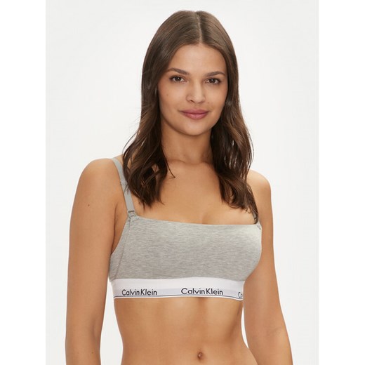 Calvin Klein Underwear Biustonosz do karmienia 000QF7905E Szary ze sklepu MODIVO w kategorii Biustonosze - zdjęcie 182685575
