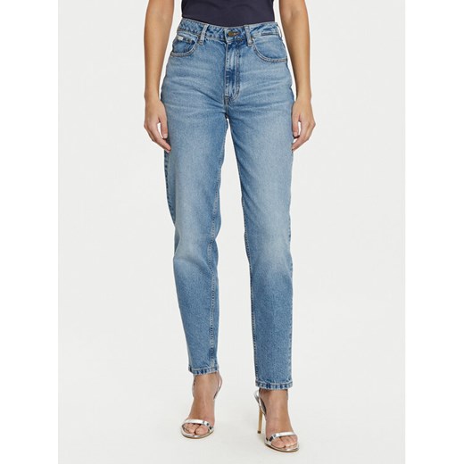 Guess Jeansy W5RA0D D5M4A Niebieski Regular Fit ze sklepu MODIVO w kategorii Jeansy damskie - zdjęcie 182685578
