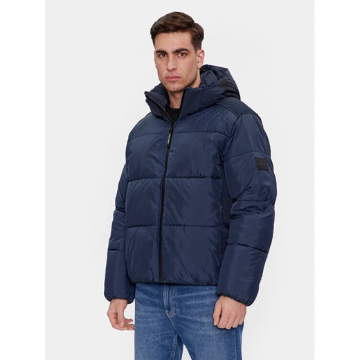 Calvin Klein Kurtka zimowa K10K110329 Granatowy Regular Fit ze sklepu MODIVO w kategorii Kurtki męskie - zdjęcie 182685598