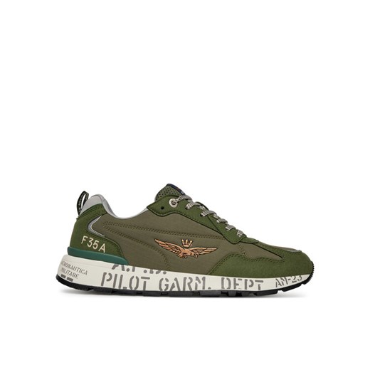 Aeronautica Militare Sneakersy 251SC276CT3332 Zielony ze sklepu MODIVO w kategorii Buty sportowe męskie - zdjęcie 182685607