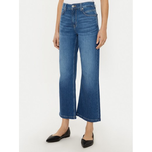 BOSS Jeansy Soft Kick 50529983 Granatowy Flare Fit ze sklepu MODIVO w kategorii Jeansy damskie - zdjęcie 182685676