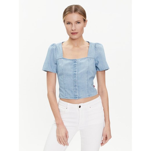 Levi's® Bluzka Pascale A7332-0004 Niebieski Regular Fit ze sklepu MODIVO w kategorii Bluzki damskie - zdjęcie 182685699