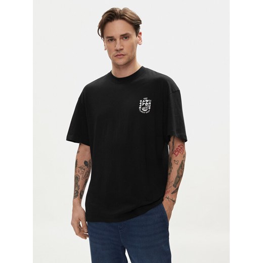 Jack&Jones T-Shirt Dirk 12249223 Czarny Wide Fit ze sklepu MODIVO w kategorii T-shirty męskie - zdjęcie 182685719