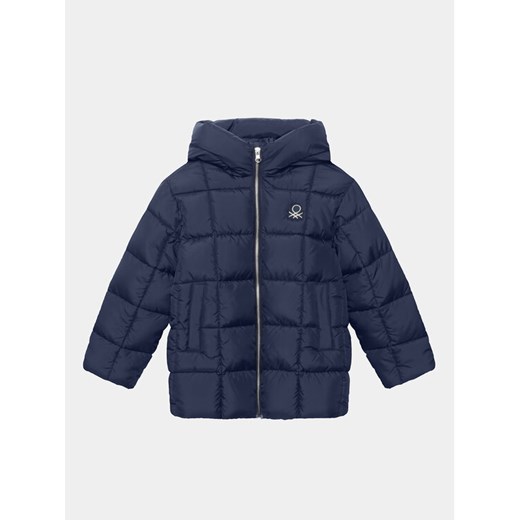 United Colors Of Benetton Kurtka zimowa 2WU0CN02J Granatowy Regular Fit ze sklepu MODIVO w kategorii Kurtki chłopięce - zdjęcie 182685735