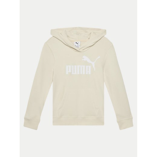 Puma Bluza Ess No. 1 Logo 684897 Beżowy Regular Fit ze sklepu MODIVO w kategorii Bluzy dziewczęce - zdjęcie 182685786