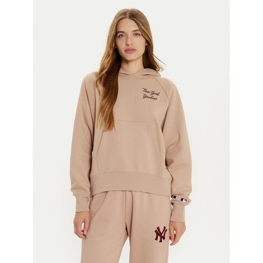 Champion Bluza 117506 Beżowy Regular Fit ze sklepu MODIVO w kategorii Bluzy damskie - zdjęcie 182685856