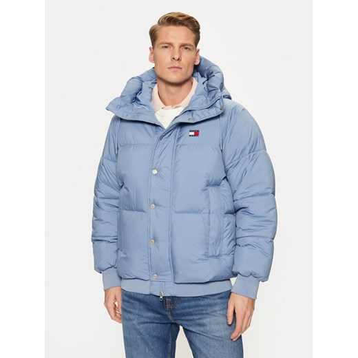Tommy Jeans Kurtka puchowa DM0DM21145 Niebieski Regular Fit ze sklepu MODIVO w kategorii Kurtki męskie - zdjęcie 182685866